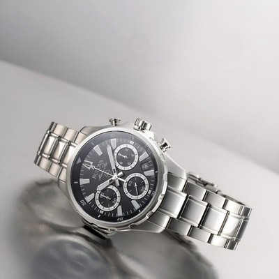Bulova Marine Star Chronograph Herrenuhr 96B467 Schwarz
