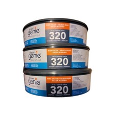 Diaper Genie Essentials Round Refill Pack of 3, Each Refill Holds 320 Diapers