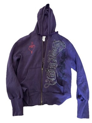 Disney Queen Of Hearts XL Hoodie Jacket Alice In Wonderland Villains