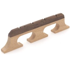 4-String Banjo Bridge, Ebony Maple Banjo Bridge Replacement Composite with Du...