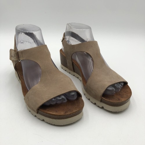 Inter-Bios Sandals Womens Size 7.5-8 Leather Slingback Comfort 3657