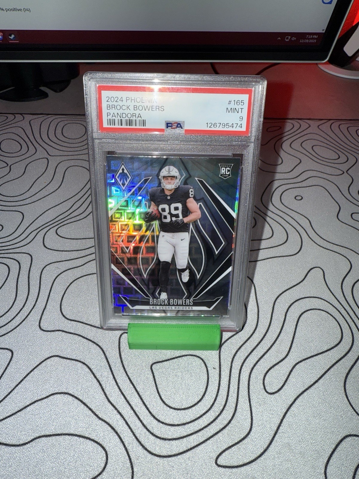 2024 Panini Phoenix - Rookies Brock Bowers #165 Pandora (RC)