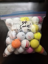 Assorted Brand Golf Balls 54 Count