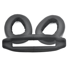 Soft Leather Ear Cushion Earpads Headband Cover For SENNHEISER GSP 600 Headset