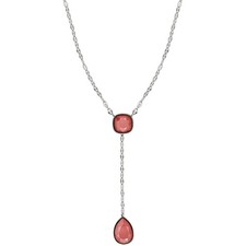 Nomination Collana Allure Ed. Rio In Acciaio E 2 Crystal Rosso Corallo