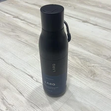 LARQ Bottle Flip Top 25oz Insulated Stainless Steel Water Bottle Obsidian Black