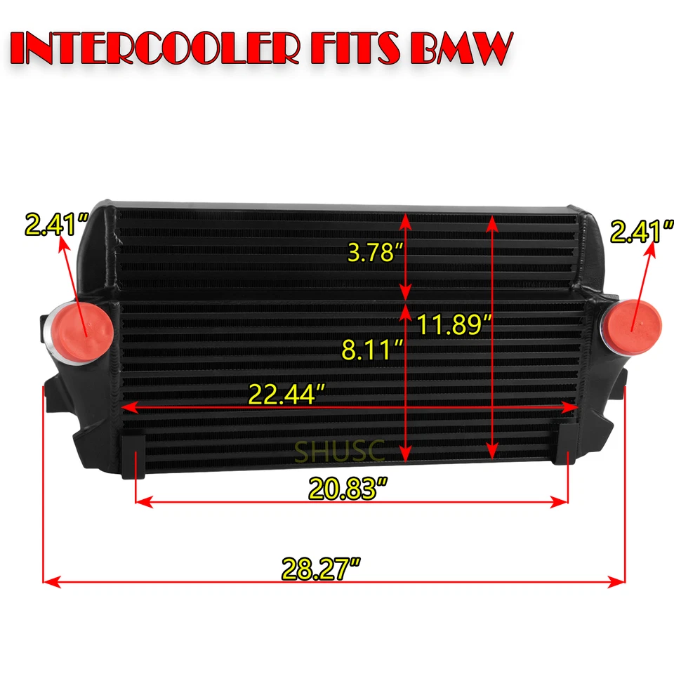 Intercooler For BMW F01/06/07/10/11/12 535i 520D 525D 530D 535D 640I 640D 09-16 Foto 2 de 4