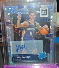 22-23 Panini Donruss Optic-Rated Rookie Dyson Daniels #250 Fast Break Prizm Auto