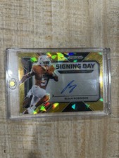 2023 Panini Prizm Draft Picks Bijan Robinson Signing Day Prizm Auto SD-21 Texas