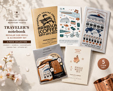 Starbucks R R Tokyo TRAVELER'S notebook Refill Accessories 5pc Set Limited JP