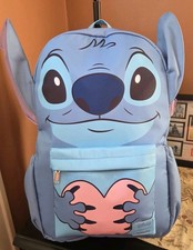 Loungefly Disney NWT Stitch Nylon Backpack, Large Full Size, Soft Tag