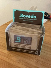 Boveda 62% RH 2-Way Humidity Control - Protects & Restores - Size 67 - 12 Count