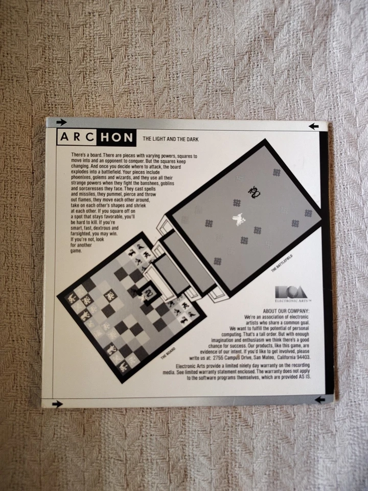 Archon: The Light and the Dark, Commodore 64, Disk, Electronic Arts, 1983 - Image 2 of 4