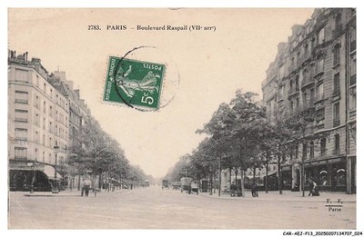 CAR-AEJP13-0725-75 Paris Boulevard Raspail