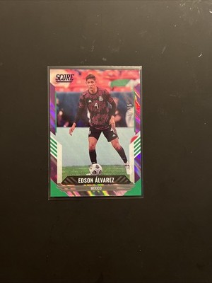 2021-22 Panini Score FIFA - Edson Alvarez #13 Purple Lava /15 México