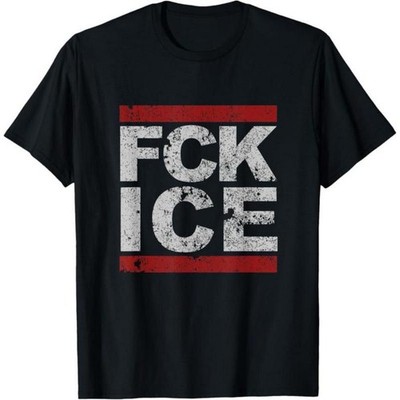 Fck Ice Distressed T-Shirt | Unisex Cotton T-Shirt | Unique Gift Tee