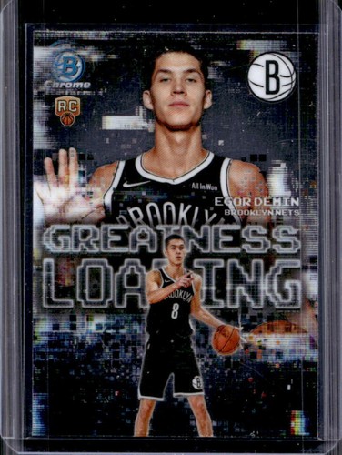 2025-26 Bowman Egor Demin Chrome Greatness Loading RC Rookie #GL-8 Nets
