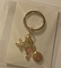 Starfish Shell Keychain Women Color Accessories Backpack Fashion Exquisite Gifts