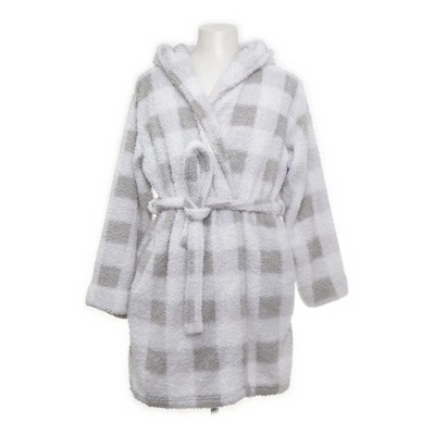 Primark, Bademantel, Größe: M, Weiß/Grau/Mehrfarbig, Polyester #36m