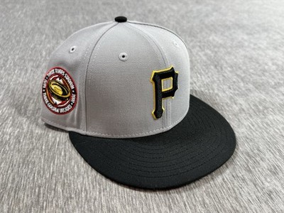 Pittsburgh Pirates Hat Cap Fitted 7 1/8 Gray Three Rivers Stadium 2000 New Era