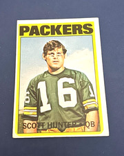 1972 Topps Football Scott Hunter Rookie Card #206 EX. rookie card picture