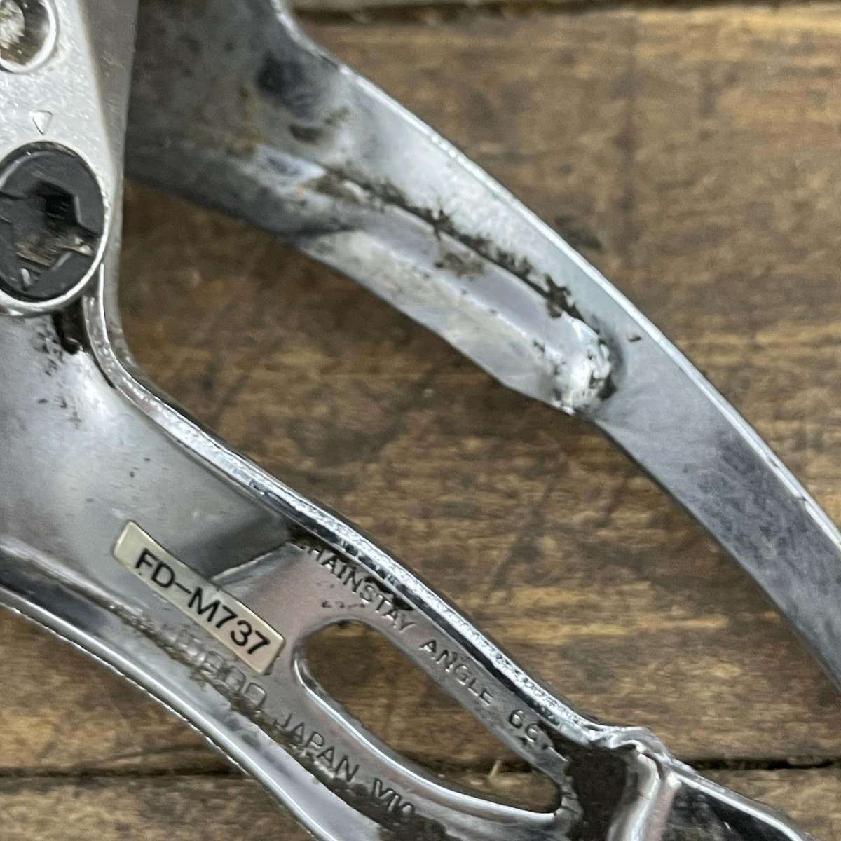 Dérailleur Avant Vintage Shimano Deore XT FD-M737 - 31,8 Mm - Top Pull - VTT Japon