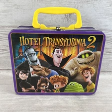 Sony Pictures Hotel Transylvania 2 Metal Lunchbox 2015 3D Embossed Free Ship!