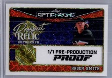 Hagen Smith 2025 Leaf Optichrome Baseball 1/1 Pre Production Proof
