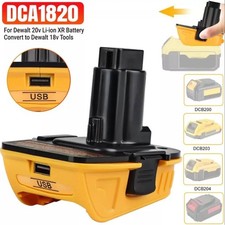 DCA1820 Adapter Converter For DEWALT 20 Volt Li-Ion Battery For 18V PowerTools