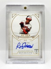 Rod Carew 2019 topps definitive Collection auto Autograph /7 SP Twins HOF