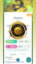 Pok mon G0 - Shiny Rayquaza Moveset Dragon Ascent - mini PTC