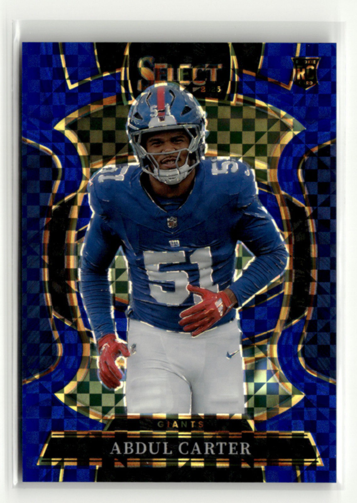 Abdul Carter 2025 Panini Select Football RC Blue Power /249 Concourse [xlz241