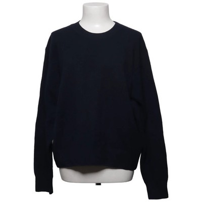 Uniqlo, Strickpullover, Größe: L, Blau, Wolle, Einfarbig, Feinstrick #oxe