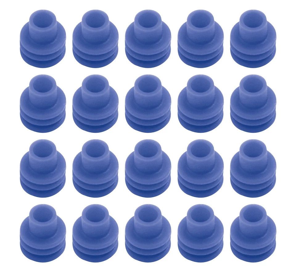 Quickcar 50-303-20, Set of 20 Blue Weatherpack Seals 20 Pack Blue Performance Pa - Image 3 of 4