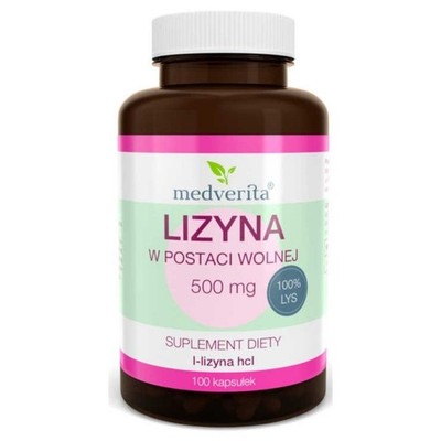 Medverita Lysin 500 mg, 100 Kaps