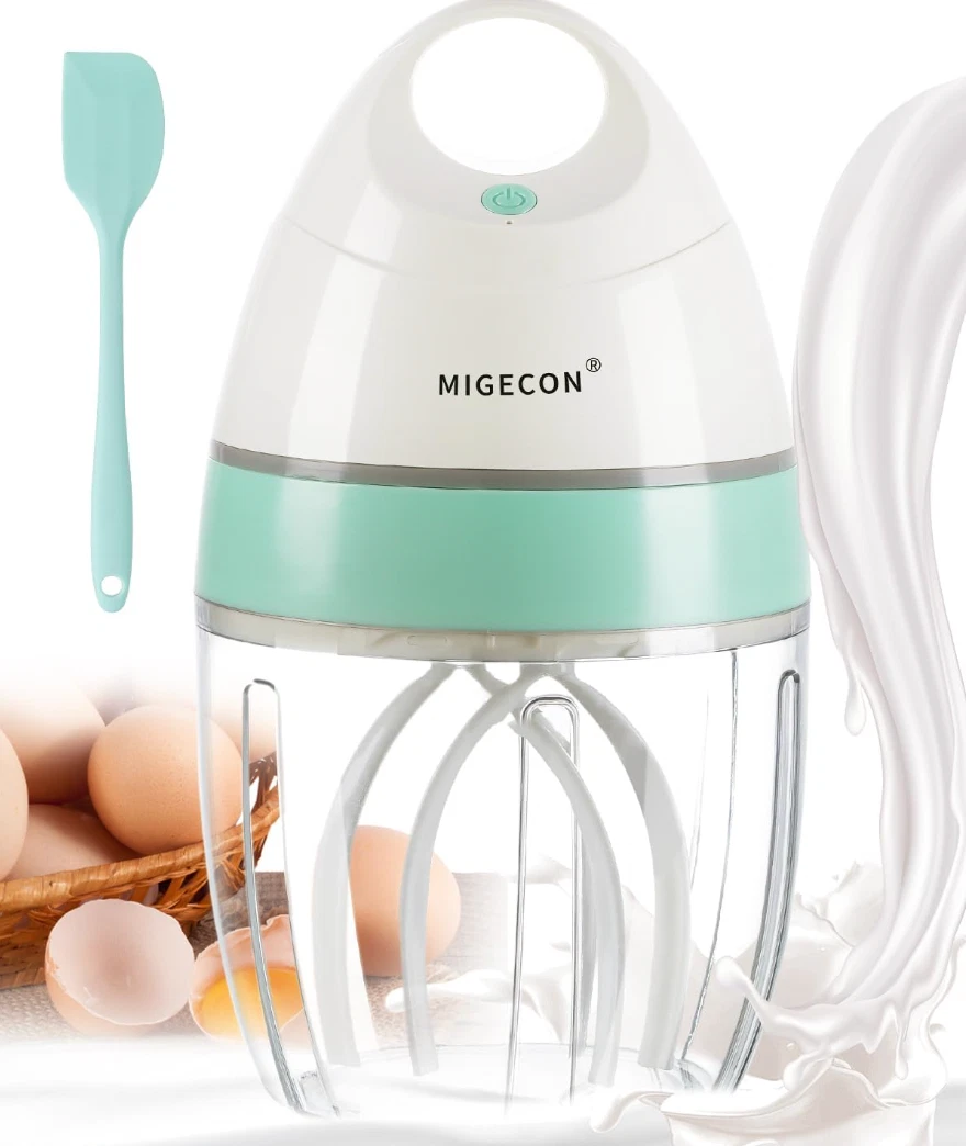 MIGECON Stand Mixer and Frother, Electric and Portable White
Opens in a new window or tab