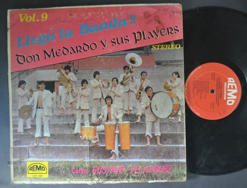 DON MEDARDO Y SUS PLAYERS ¡Llegó La Banda!!! Vol. 9 GUSTAVO LP CUMBIA SALSA