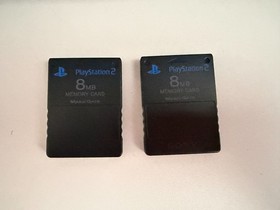 Sony PlayStation 2 PS2 Console Bundle SCPH-30001 w/2 Controllers 2 Memory card