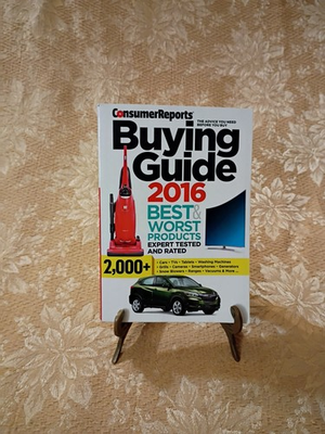 #ad Consumer Reports Buying Guide 2016 Best Worst Products Ratings Paperback Book $7.99