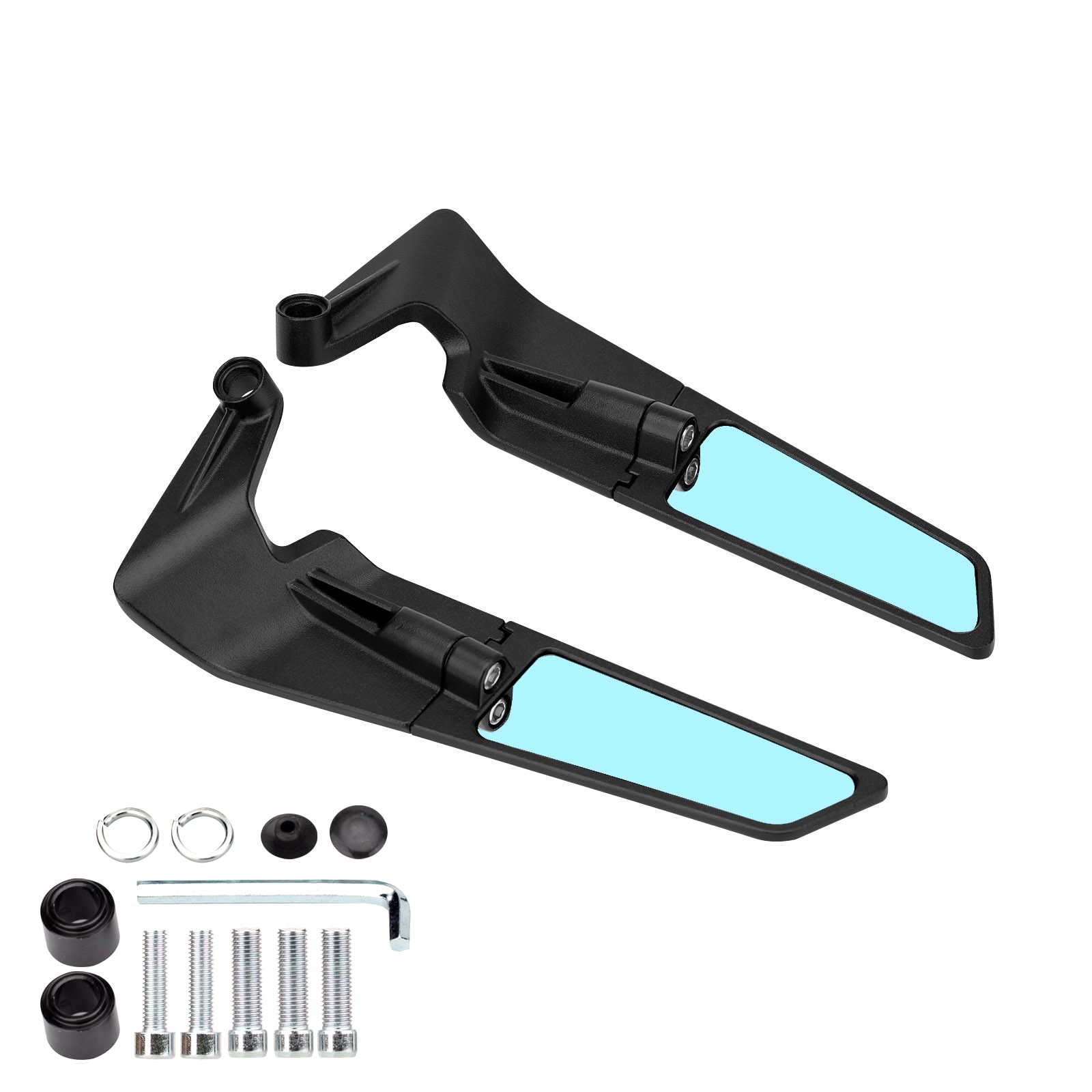 Wind Wing Rear View Mirror For Yamaha MT-03 MT-07 MT-09 Kawasaki Z650 Z900 Z1000