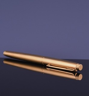 FINE QUALITY PARKER 75 CISELE 14K GOLD FILLED FOUNTAIN PEN GOLD NIB