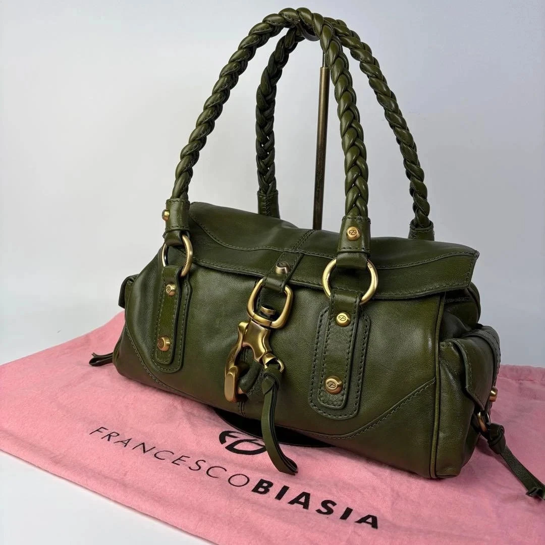 Francesco Biasia Satchel/Top Handle Bag Green Bags & Handbags for