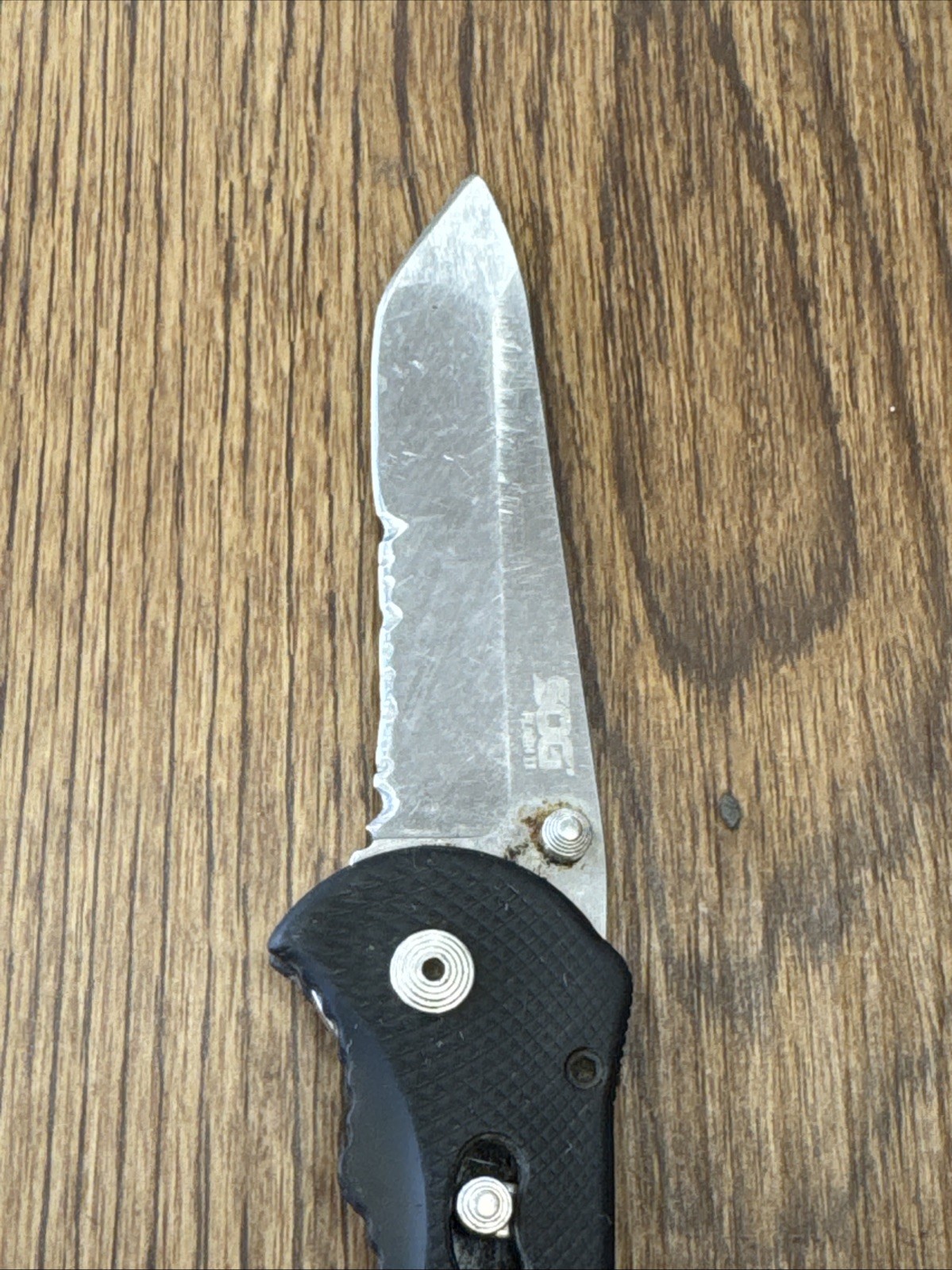 SOG Specialty Knives Flash II Serrated Combination Edge Lever Lock Assisted 