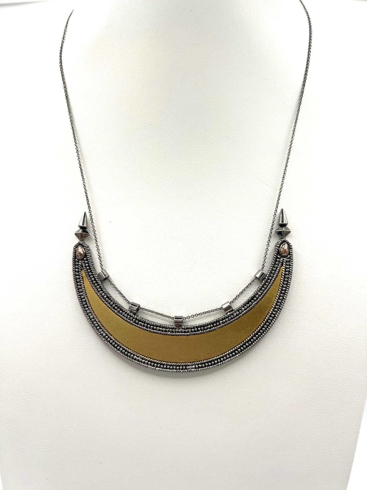 House of Harlow 1960 Gold/silver  tone pendant necklace