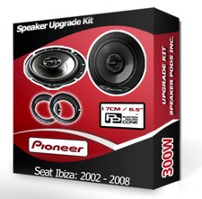 Seat Ibiza Front Door Speakers Pioneer car speakers + adapters 300W