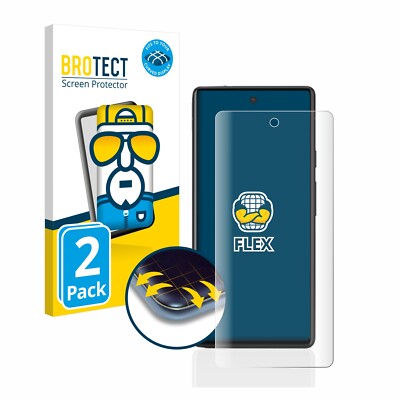 Full-Cover Schutz Folie für Google Pixel 6a 3D Curved Edge Display 2x