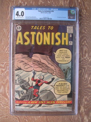 Tales to Astonish  #36  CGC 4.0   3rd appearance of Ant-Man  1962