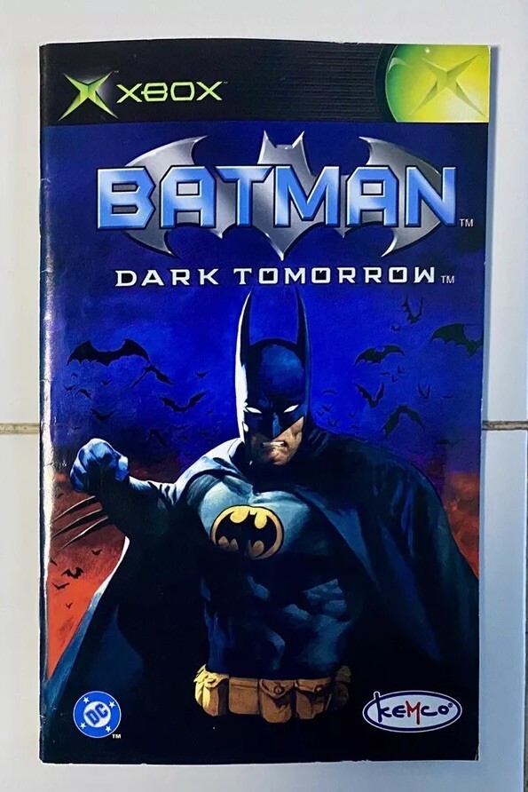 XBOX バットマン ダークトゥモロー Batman Dark Tomorrow Xbox バットマン ダークトゥモロー BATMAN DARK TOMORROW KEMCO｜Yahoo