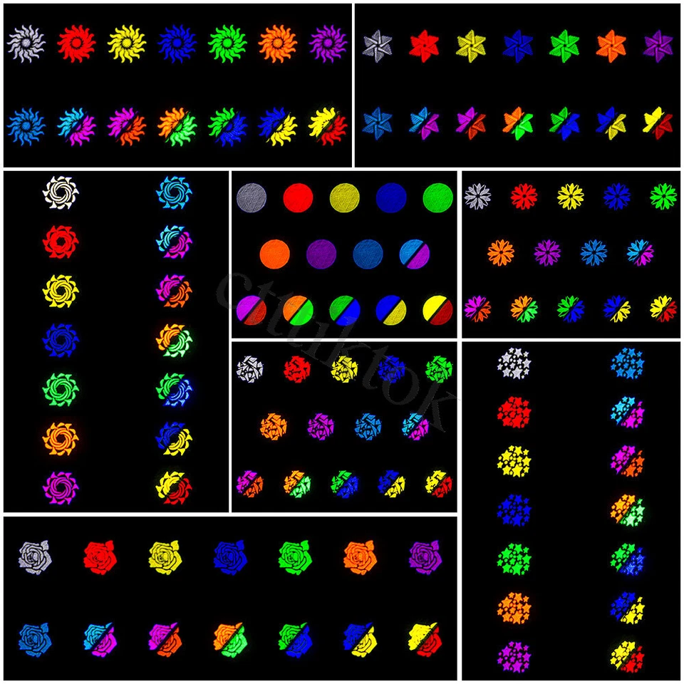 UKING 60W Moving Head Light DMX 8 GOBO WLED LED Stage Light with Remote DJ Club - Image 3 of 4