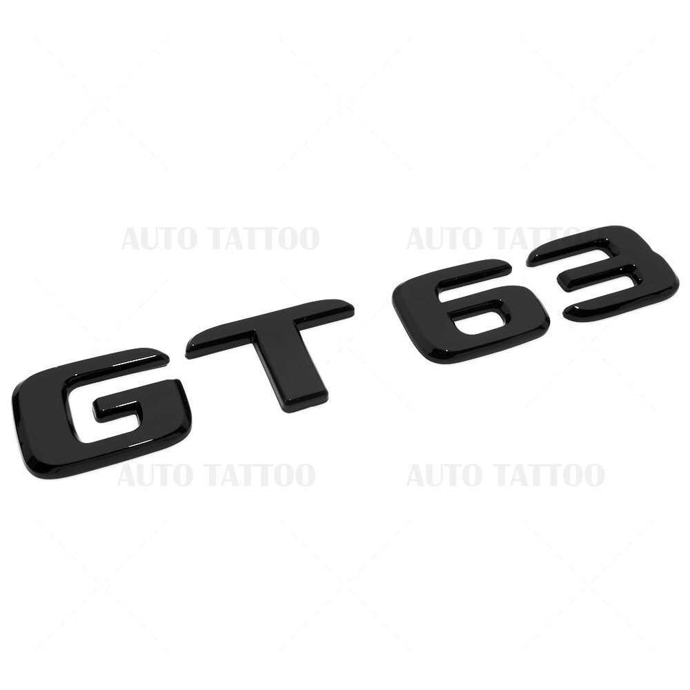 MB AMG GT 63 Trunk Emblem Badge in Gloss Black